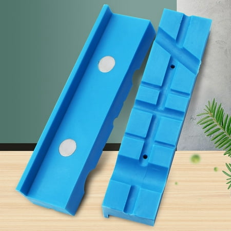 

Windfall Vise Jaw Pad Magnetic Soft Vice Vise Jaw Pads Protection Strip for Gunsmithing Woodworking
