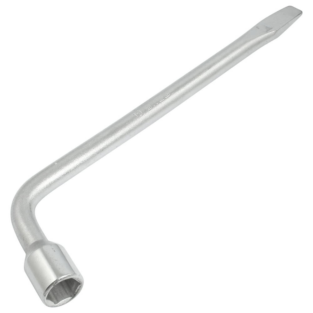 Auto Tool Slotted End 19mm Hex Socket Lug Wrench