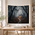 thumbnail image 5 of Atmospheric Forest At With Night Twilight, Spooky Gothic for Gothic Decor Fans, Dark Art Decor Room Accent, Halloween Gift, Tapestry Wall Hanging for Bedroom and Dorm, 5 of 7