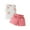 Pink, variant on YuYuBao Toddler Girls Outfits Sets Summer Ruffles Sleeveless Ribbed Floral Vests Tops With Shorts Cute Bowknot 2 Piece Children Girls Sets, 9-12 Months