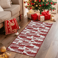 Coodeto Christmas Runner Rugs 2'x6', Christmas Tree Boho Hallway Rug
