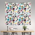 thumbnail image 2 of Pofeuu Dinosaur Print Wall Tapestry Decoration Wall Hanging Tapestry 60 x 51 Inch, 2 of 6
