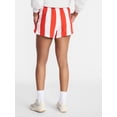 thumbnail image 3 of No Boundaries Striped French Terry Baja Shorts, 2.5" Inseam, Women's, 3 of 5