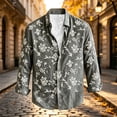 thumbnail image 6 of Bxsruta Men's Shirt Embroidered Long Sleeve Button Down Casual Vacation Tops, 6 of 6