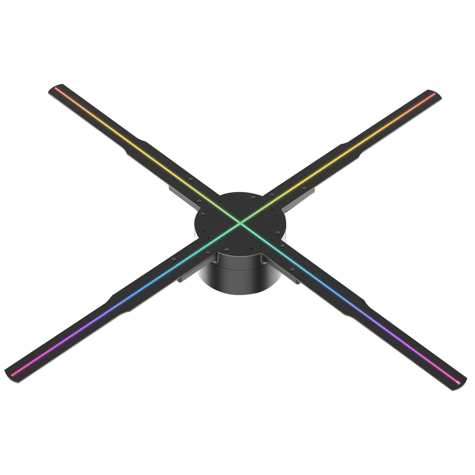 Hologram Projector,3d Naked Video Fan P56 3d - 22 3d Led Business Store Bars Fan 2k Beads Remote 678pcs Led Real-time Screen Real Time Screen 2k 3d Screen Display Naked Eye Led Beads