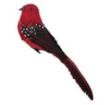 thumbnail image 3 of Pájaro de espuma de simulación artificial, adornos DIY para decoración de bodas y fiestas. rojo, 3 of 9