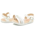 thumbnail image 2 of Huarache Moda Casual Karsten Charol Glitter Blanco 18 para Niña, 2 of 6