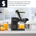 thumbnail image 3 of Extractor Exprimidor Jugos Eléctrico Lento Vaso 250ml 350w, 3 of 10