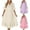 Beige, variant on uublik Women's Pajama Dress Valentine's Day Night Shirts for Sleeping Pullover Nightgown Soft Nightdress Pink