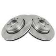 thumbnail image 2 of TRQ Rear Brake Rotors Set Vented Fits Select 2006-2008 BMW 750i 750Li 2005-2006 760i 2005-2008 760Li, 2 of 4