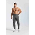 thumbnail image 4 of PINSPARK Mens Joggers with Zipper Pockets Lightweight Athletic Track Pants Quick Dry Workout Gym Sweatpants for Men, 4 of 7