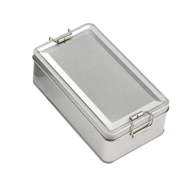 Caja de almacenamiento de hojalata perfecl portátil 185*105*65 mm