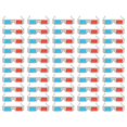 thumbnail image 1 of 50 Pcs Cardboard Sheets 3d Glasses Tv 3D Glasses Cardboard Anaglyph 3d Movie Game Eyeglasses Movie Glasses, 1 of 3