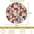 thumbnail image 3 of Pioneer Flower Floral Print Pattern Round Tablecloth 60 X 60 Inch, Wrinkle Resistant Wipeable Table Cloth for Kitchen Dining Picnic Patio Party, 3 of 6