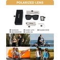 thumbnail image 2 of Gafas de sol Fit Over Glasses Meeloog polarizadas para mujer, 2 of 5