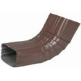thumbnail image 2 of Amerimax Home Products Gutter Elbow Style A - 75 Degree, Brown Aluminum - 1 Pack, 3 x 4 In, 2 of 2