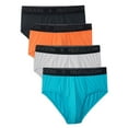 thumbnail image 2 of Fruit of the Loom Men's Breathable Micro-Mesh Assorted Color Briefs, 4 Pack, 2 of 5