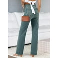 thumbnail image 2 of Women's Wide Leg Jeans High Waisted Stretchy Straight Leg Jeans Loose Trendy Denim Pants with Pocket, 2 of 12