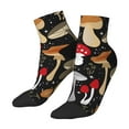 thumbnail image 2 of Bingfone Various Mushrooms Design Patterned Men'S Women'S Casual Cotton Socks, 2 of 9