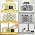 thumbnail image 6 of NATYSWAN Touch Crystal Table Lamp for Living Room,Small Bedside Nightstand Lamp with USB C+A Ports,3-Way Dimmable Modern Gold Lamp for Bedroom,Office,Reading, 6 of 7