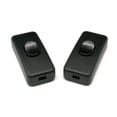 thumbnail image 1 of 2A Bi-Pole Switch, In-Line Cord Switch for Small Appliance or Lamp, Black - 2 Pack, 1 of 5