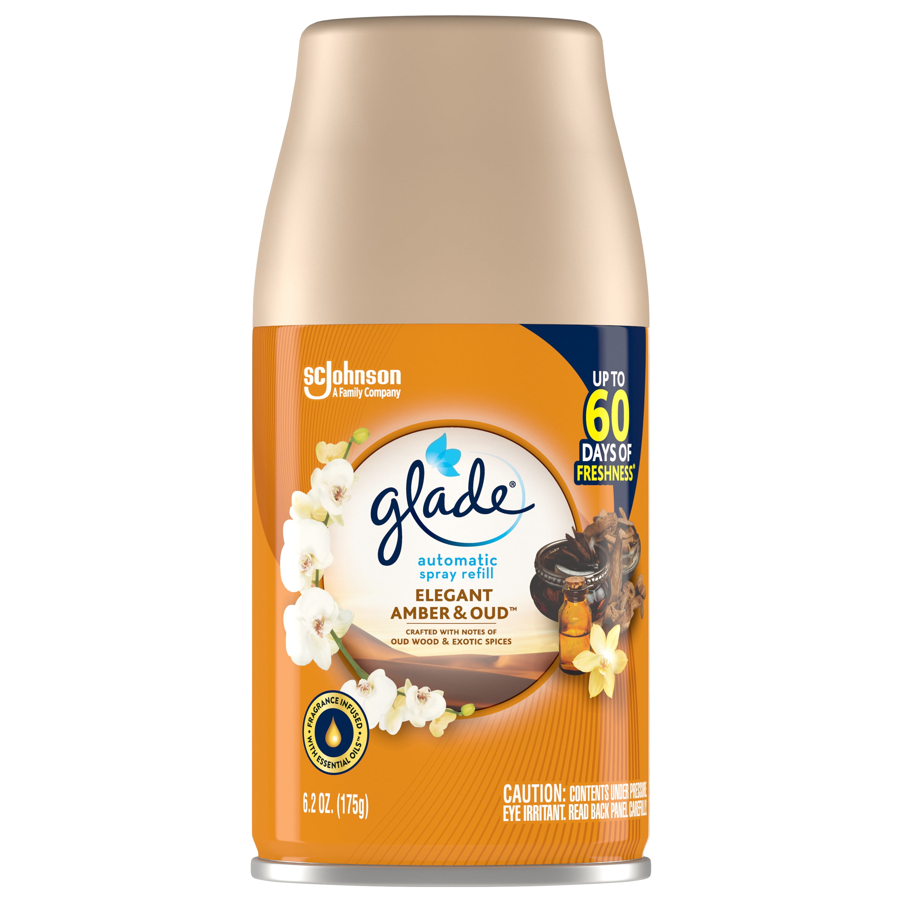 Glade Automatic Spray Refill - Elegant Amber & Oud, Air