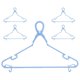 thumbnail image 2 of 5pcs Windproof Hangers Multi-function Clothes Hangers Heavy-duty Cloth Hangers, 2 of 4