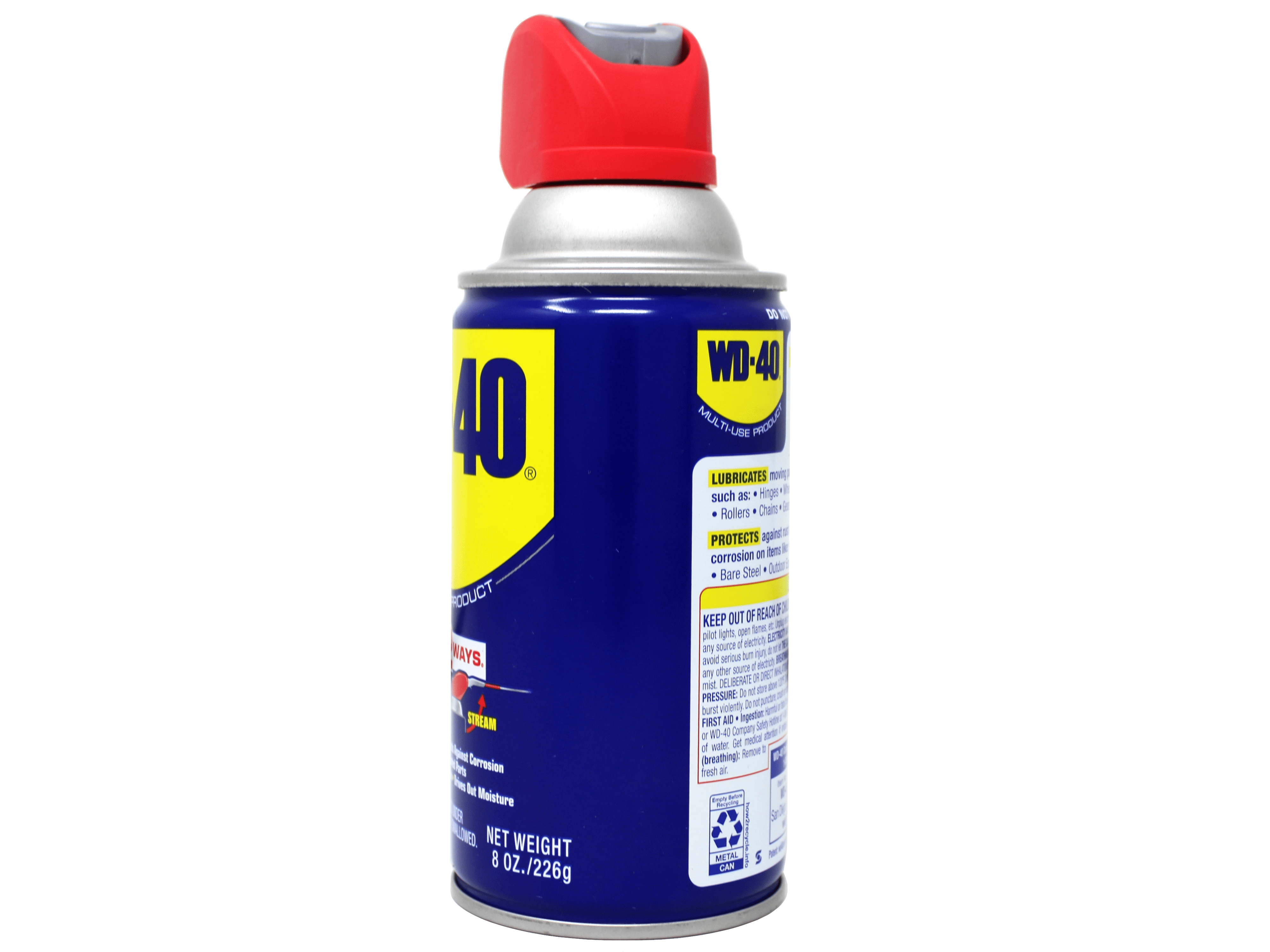 6 Pack - WD-40 Original Formula, Multi-Use Product with Smart Straw Sprays 2 Ways, Stops Squeaks, Protects Against Corrosion, Loosens Rusted Parts, Frees Sticky Mechanisms, Drives Out Moisture, 8 OZ