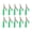 Green, variant on BIMZUC 10Pcs Insulated Crocodile Clip 5mm Pure Copper Openings Test Clip with 4mm Jack for Experimental Test Red (5.12 inches / 13 cm)