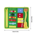 thumbnail image 3 of Cameland Busy Board Sensory Toys For Autism Learning Activities Motor Skills Travel Toy, 3 of 6
