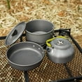 thumbnail image 7 of Camping Cooking Set Camping Cookware Outdoor Cookware Set Pots Tourist Dishes Travel Portable Teapot Picnic Tableware, 7 of 7