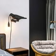 thumbnail image 4 of Lámpara de pared Crow, lámpara de pared gótica única de cuervo, para dormitorio, sala de estar, decoración, 4 of 5