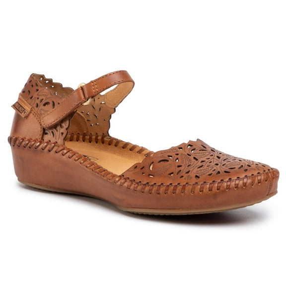 Pikolinos Women's P. Vallarta Leather ballet pump BRANDY Sandal 655-0906