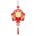 thumbnail image 2 of Tachiuwa Chinese New Year Hanging Decoration Charm Tassel Red Lunar Year Traditional Character for Wall Office Bedroom Door B, 2 of 10
