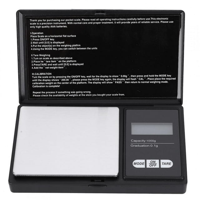 Báscula portátil Jadeshay mini de alta precisión LED
