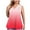 Pink, variant on USSUMA Workout Tops for Women Women's Tank Tops Sleeveless V Neck Loose Plus Size Tops for Women Printed Gradient Casual Tshirt Breathable Shirt Trekking Black Up to 45% off Tank Top for Women L