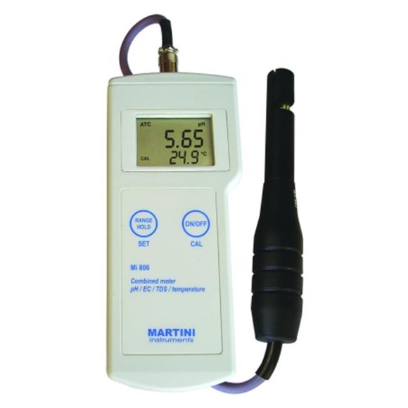 Milwaukee Instruments Mi806 Professional pH-EC-TDS-temperature meter