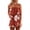 Red, variant on Women Off Shoulder Romper Strapless Floral Print Striped Beach Shorts Jumpsuit