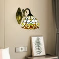 thumbnail image 4 of Tiffany Style Wall Sconce Stained Glass Light Art Deco Fixture Wall Mount Lamp, 4 of 12