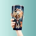thumbnail image 3 of Happy Halloween Vampire Brittany Spaniel BOO with Pumpkins Fun and Spooky 30oz Stainless Steel Tumbler Insulated Cup with Lid Brittany Dog Lover Gifts Idea - 00018, 3 of 5