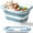 Blue, variant on 50L Colapsable Laundry Basketlaundry ,  Space-Saving Storage Laundry Basket - Collapsible Pop Up Basket for Home, Flats, and Apartment