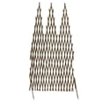 thumbnail image 3 of vidaXL Garden Trellis Fences 5 pcs 170x75 cm Willow, 3 of 4
