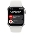 thumbnail image 2 of Restored Apple Watch Series 8 GPS 41mm Silver Aluminum Case with White Sport Band - S/M (Refurbished), 2 of 2