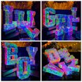 thumbnail image 4 of 100 LED Marquee Letter Lights with USB Power, DIY Alphabet Number Signs for Wedding Birthday Party, Decorative String Lights for Holiday Home and Bar Decor, 4 of 4