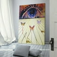 thumbnail image 3 of Salvador Dali Wall Art Prints 《The Eye of Surrealist Time》 Art Poster Wall Art Poster Gifts Bedroom Prints Home Decor Hanging Picture Canvas Painting Posters 24x36inch(60x90cm), 3 of 6