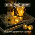 thumbnail image 5 of Debonair Tea Lights Candles with Timer, 24 Packs Flickering Flameless LED Tealights Battery Operated Electric Votive Candles for Christmas Decorations Fall Indoor Home Decor, 5 of 8