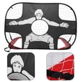 thumbnail image 1 of SOPOTUTU Conception Pliable Buts de Soccer pour Buts Filet Rouge Nylon Portable 1 Ensemble 47.2x31.5x31.5 Po, 1 of 5