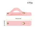 thumbnail image 2 of Uxcell 4 Pcs Phone Loop Finger Holder Silicone Phone Strap Grip Holder for Most Smartphones Light Pink, 2 of 6