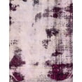thumbnail image 1 of Ahgly Company Machine Washable Indoor Rectangle Abstract Mauve Taupe Purple Area Rugs, 2' x 5', 1 of 7