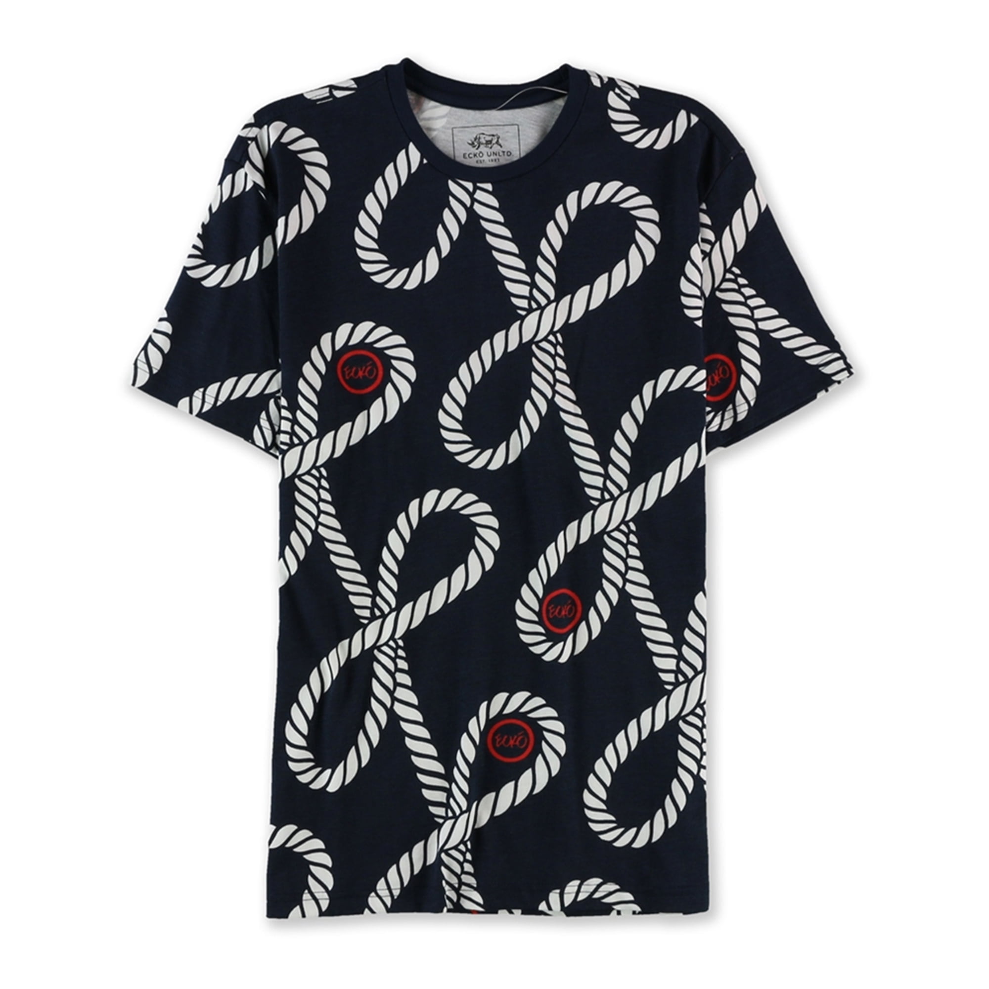 Ecko Unltd. Camiseta grafica Ecko Rope Retreat para hombre azul talla mediana Ecko Unltd. Camiseta grafica Bodega Aurrera en linea
